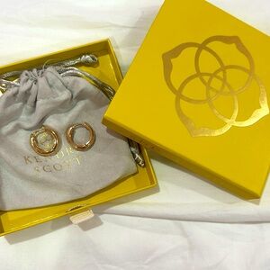 Kendra Scott Gold Hoop Earrings